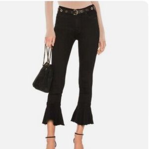 Mother Cha Cha Flare Black Jean